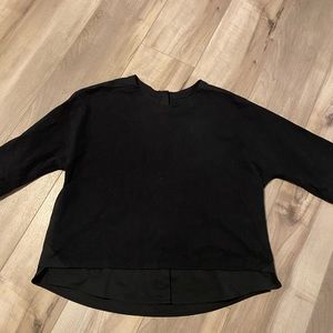 Lululemon suede 1/4 sleeve Top